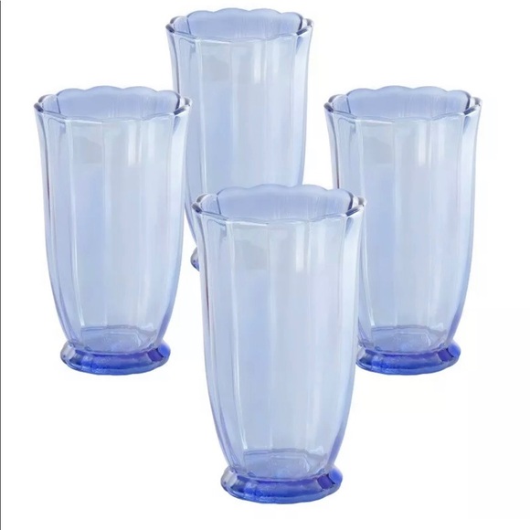 The Pioneer Woman set of 15oz tumblers luster blue - Picture 2 of 5
